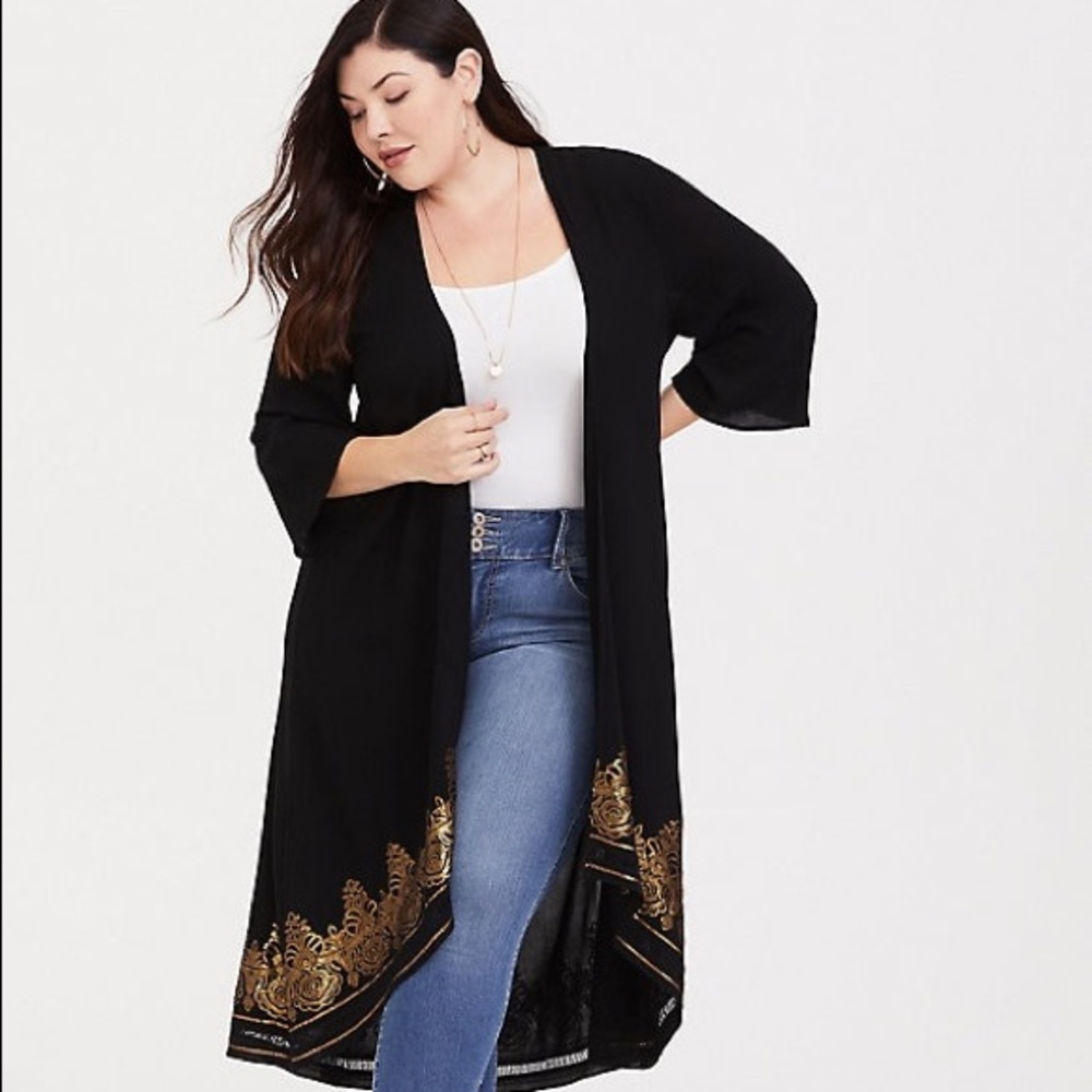 Torrid sequin kimono